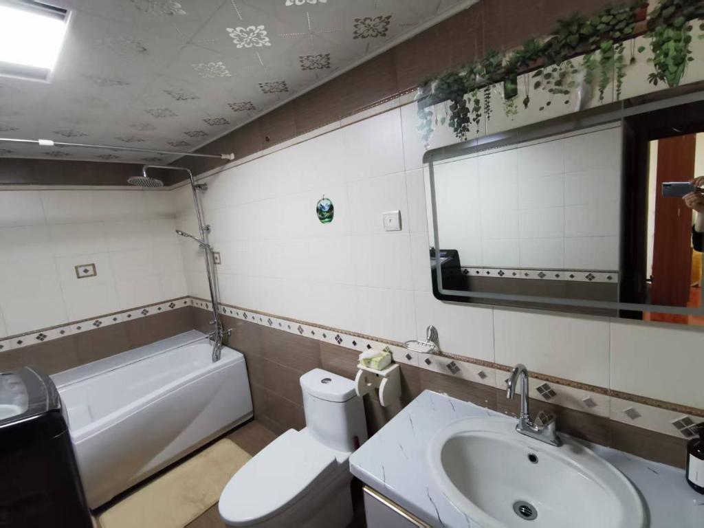Koupelna v ubytování Yipinshiguang B&B