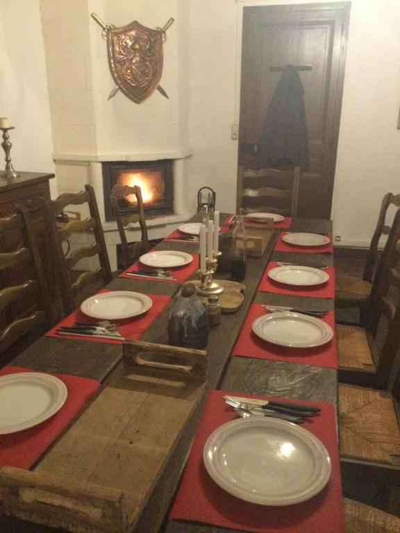Posezení v ubytování Auberge Gordonienne