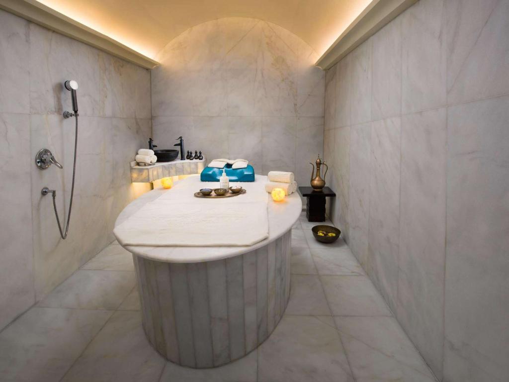 Koupelna v ubytování Fairmont Nile City