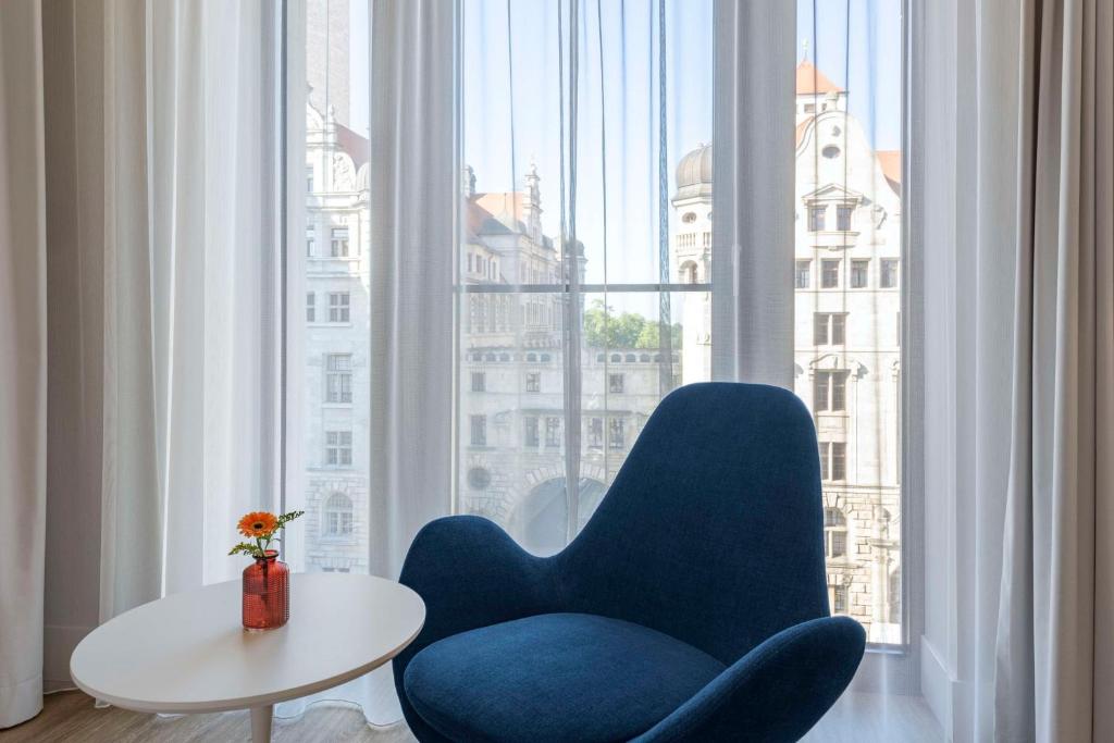 Posezení v ubytování NH Leipzig Zentrum