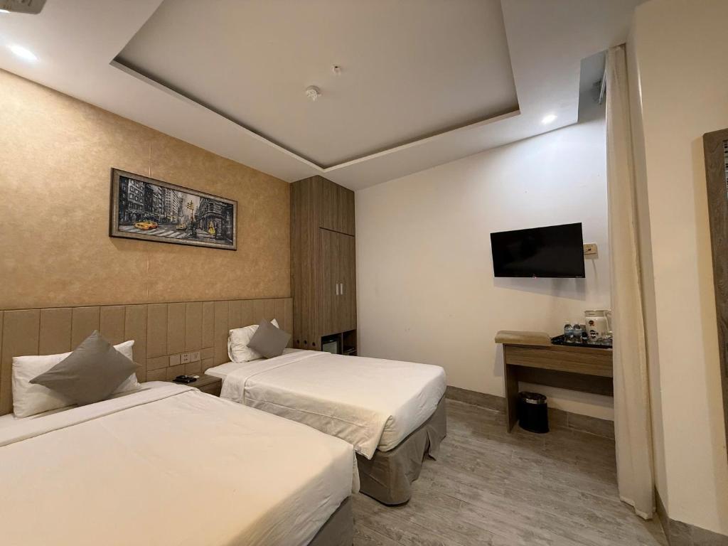 TV/trung tâm giải trí tại Angel Hotel