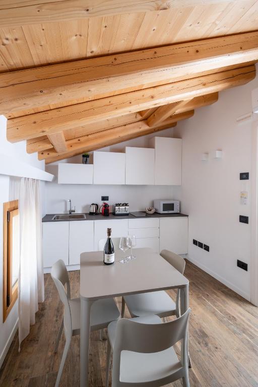 Kuchyň nebo kuchyňský kout v ubytování Borgo Paolin - Camere in vigna
