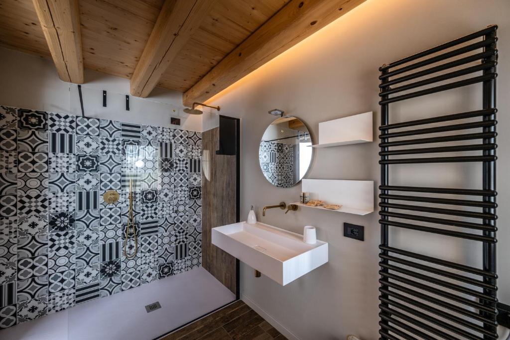 Koupelna v ubytování Borgo Paolin - Camere in vigna
