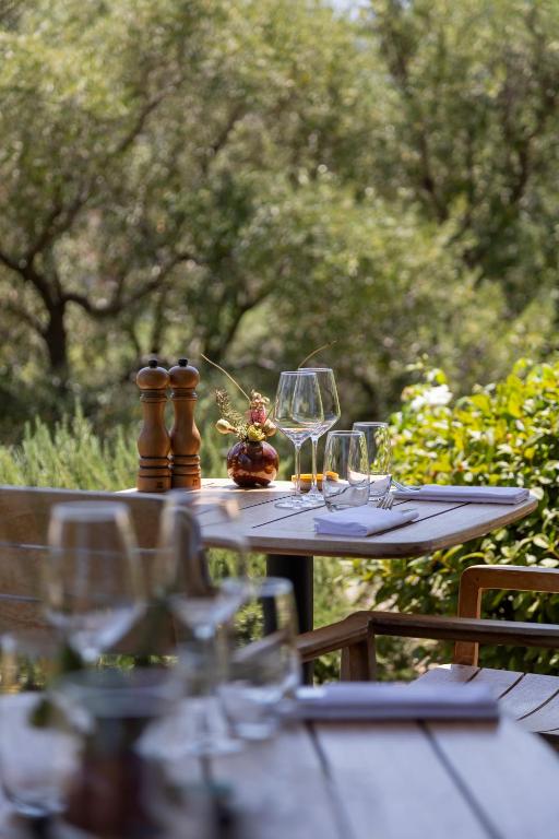 Nápoje v ubytování Hôtel Restaurant Villa Joséphine