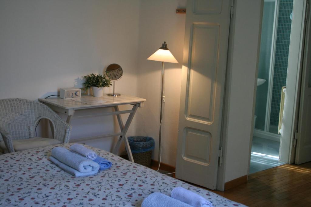 Postel nebo postele na pokoji v ubytování B&B I Ghiri
