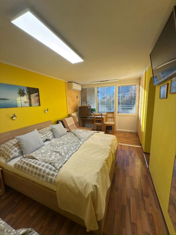 Postel nebo postele na pokoji v ubytování Sobe-Apartma