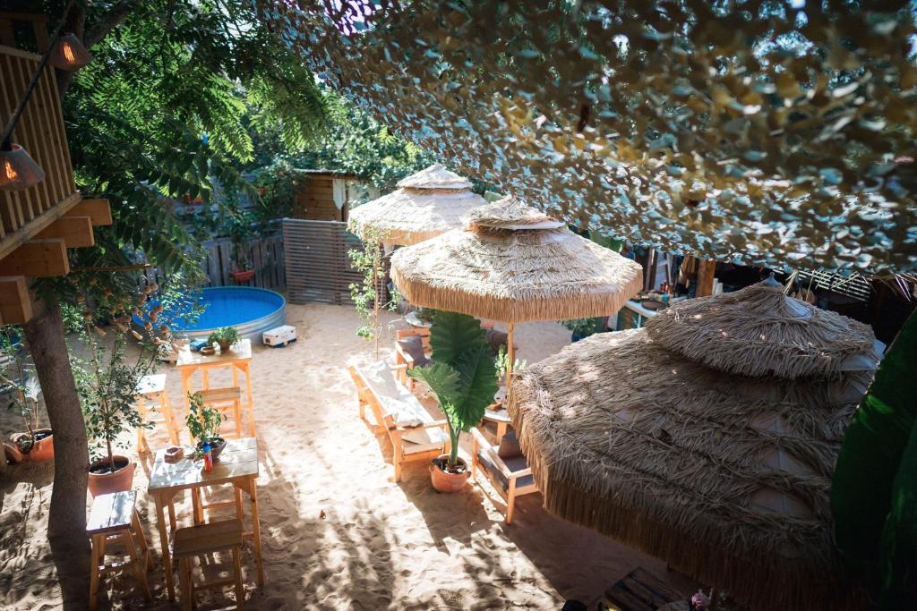 Zahrada ubytování Surf lodge