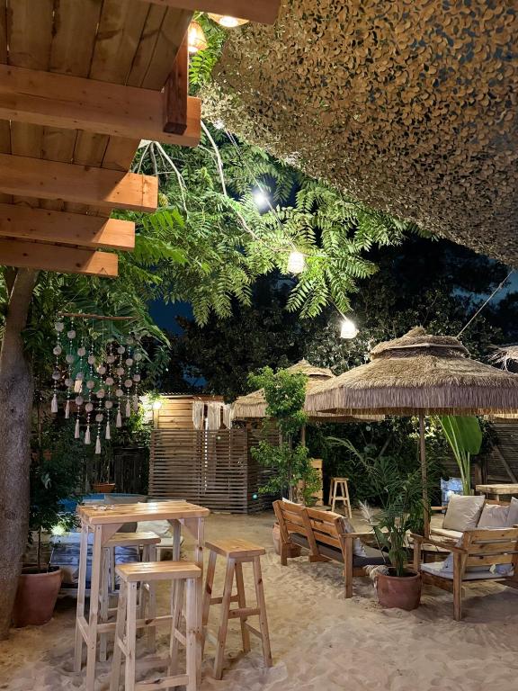 Zahrada ubytování Surf lodge