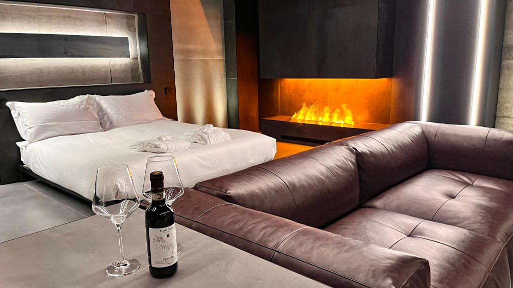 Posezení v ubytování Agarthi Suites - Valtellina