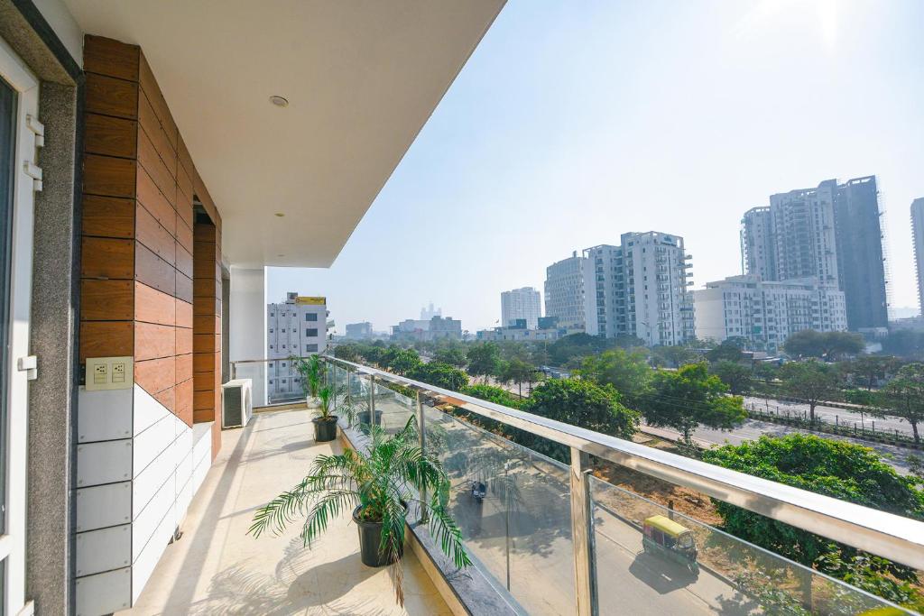 Balkón nebo terasa v ubytování FabHotel AR Suites