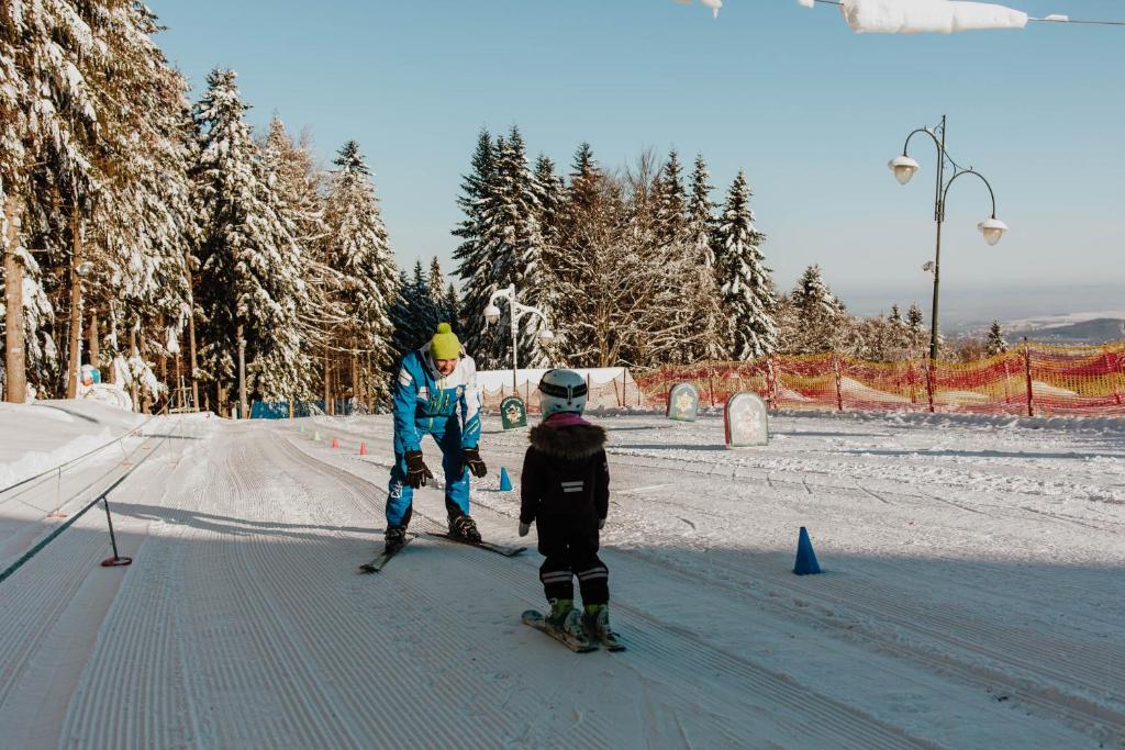 Goście zatrzymujący się w obiekcie Kocierz Resort
