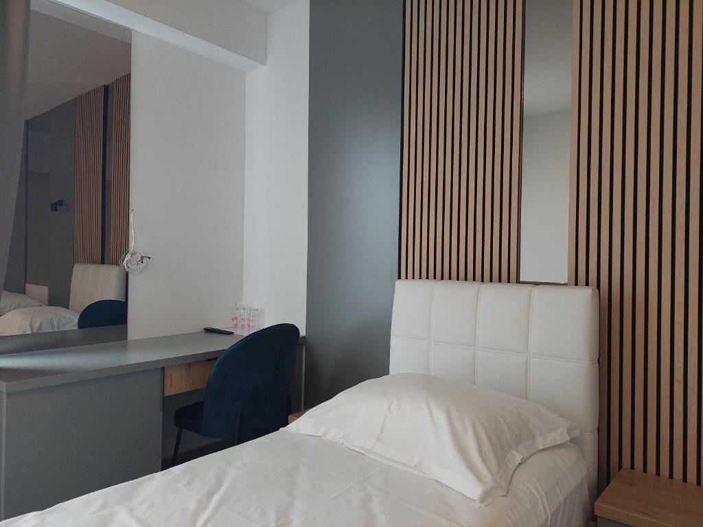 Postel nebo postele na pokoji v ubytování Hotel Almanas