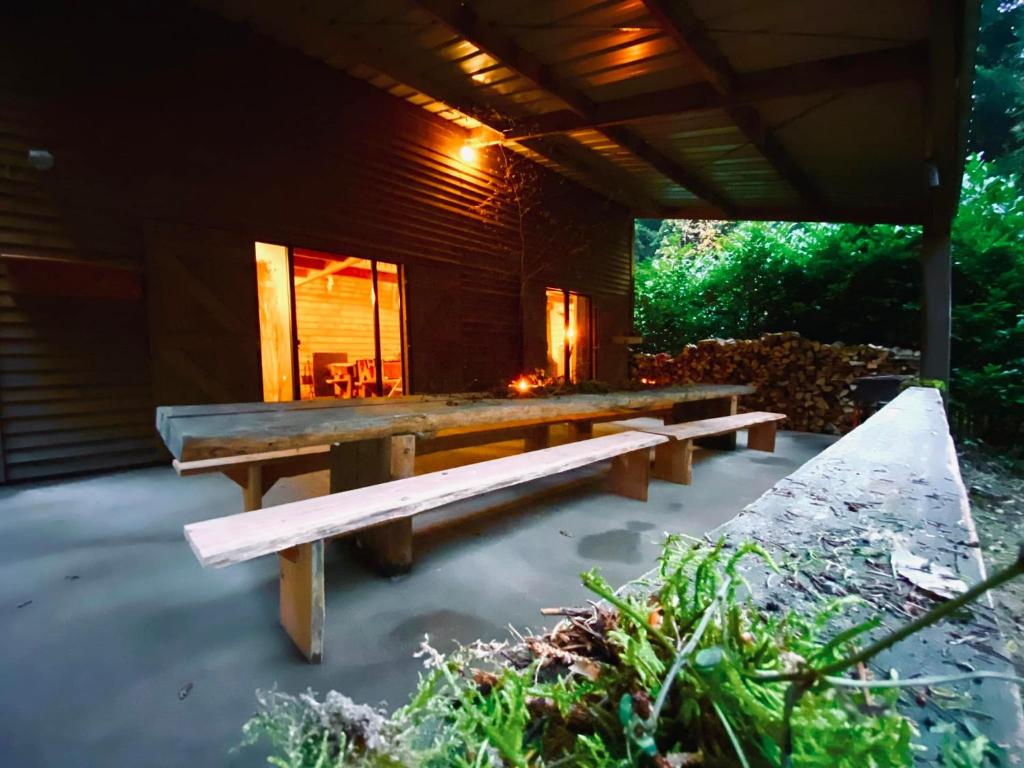 Zahrada ubytování Chalet de la Folie