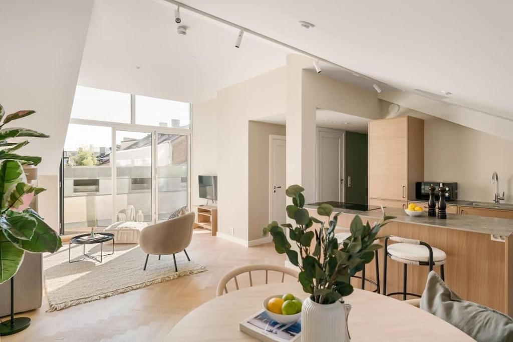 Photo inspiration: Fresh Look at Løkka Suites I Penthouse With Private Rooftop I 2 Bedroom