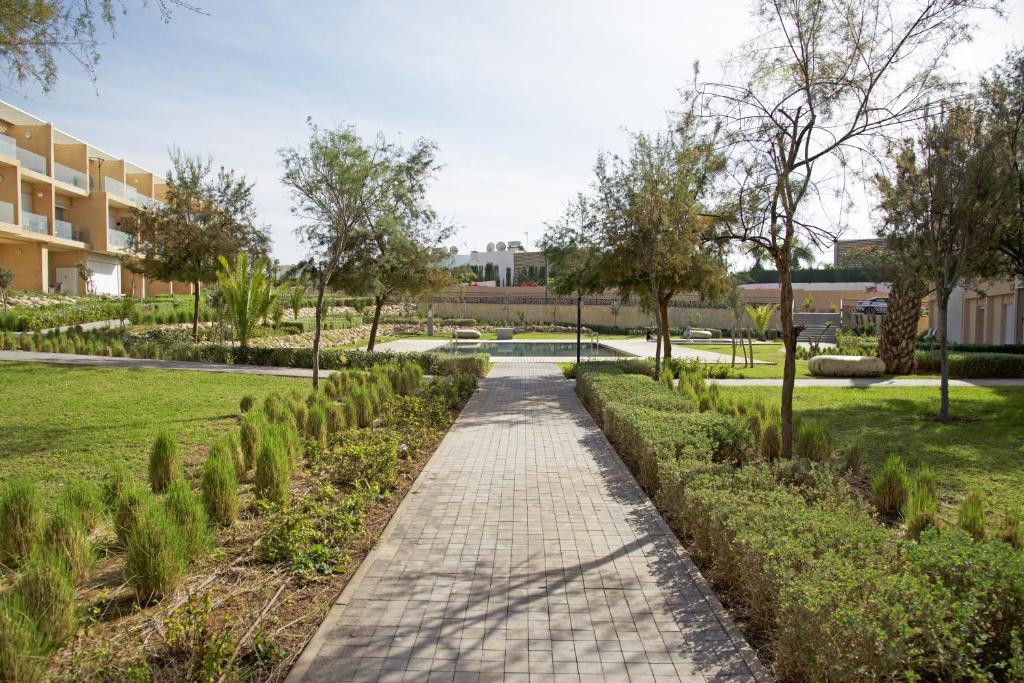 Zahrada ubytování Appartement luxe vue Mer & Golf -Taghazout Bay