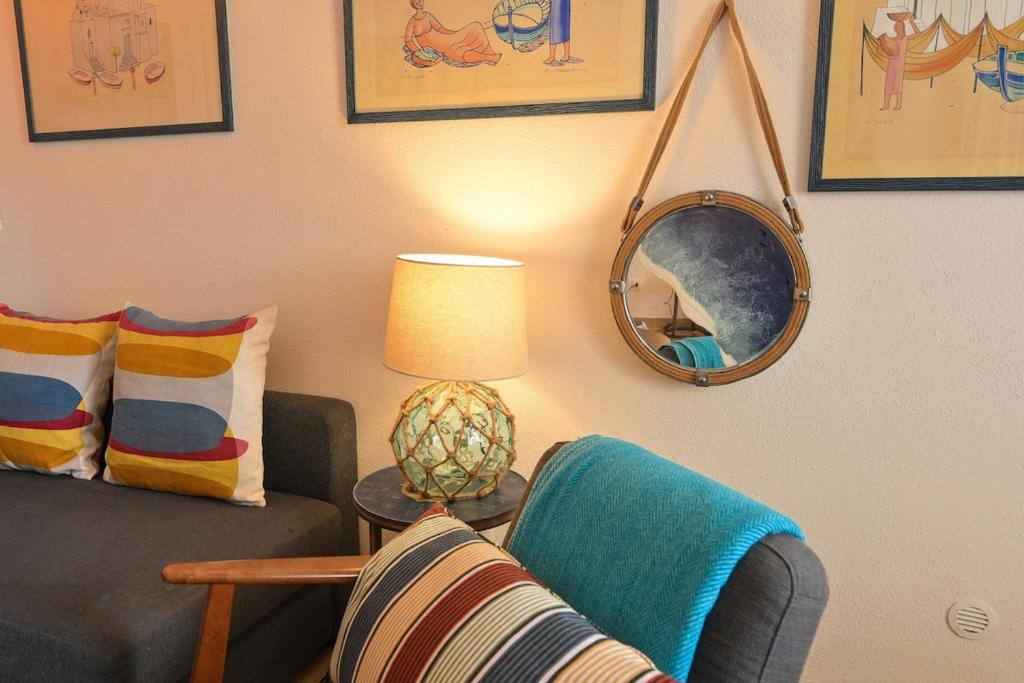 Area soggiorno di Beach House Ischia