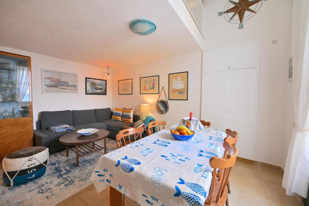 Area soggiorno di Beach House Ischia