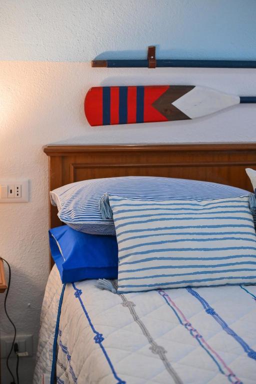 Letto o letti in una camera di Beach House Ischia