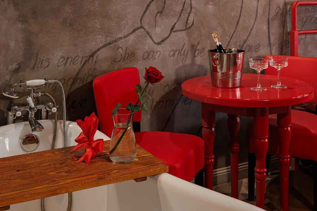 Nápoje v ubytování Masoch. Hotel & Cafe