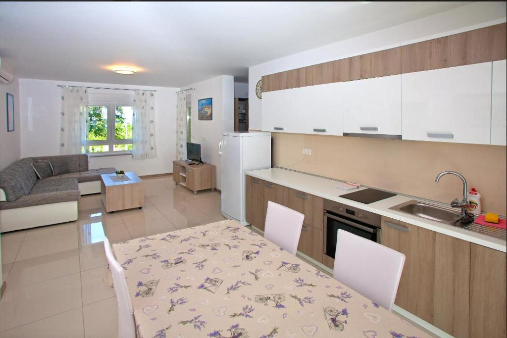 Kuchyňa alebo kuchynka v ubytovaní Apartments Maslina I