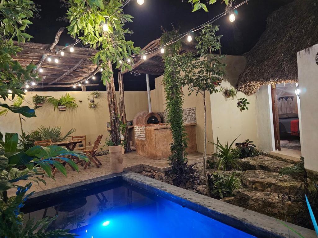 Bazén v ubytování Cabaña Los Gallitos Ecolodge nebo v jeho okolí