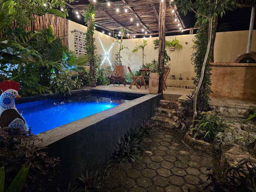 Bazén v ubytování Cabaña Los Gallitos Ecolodge nebo v jeho okolí