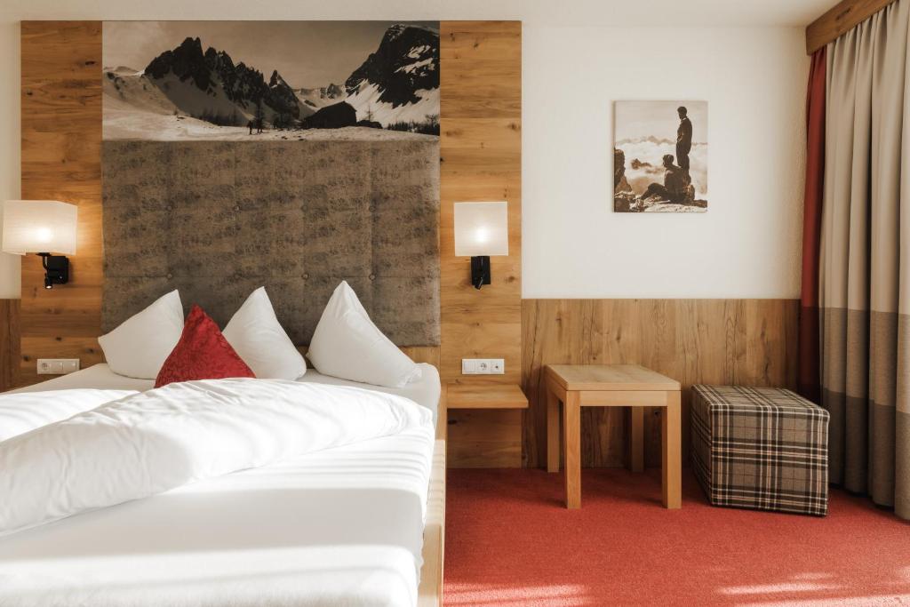 Posteľ alebo postele v izbe v ubytovaní Hotel Kohlerhof
