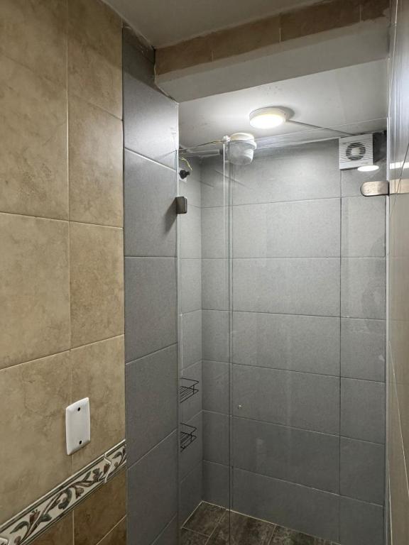 Koupelna v ubytování Hostelfc San Luis