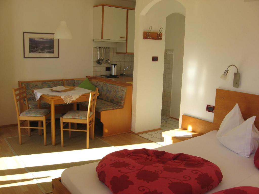 Kuchyň nebo kuchyňský kout v ubytování Pension Chalet Andy