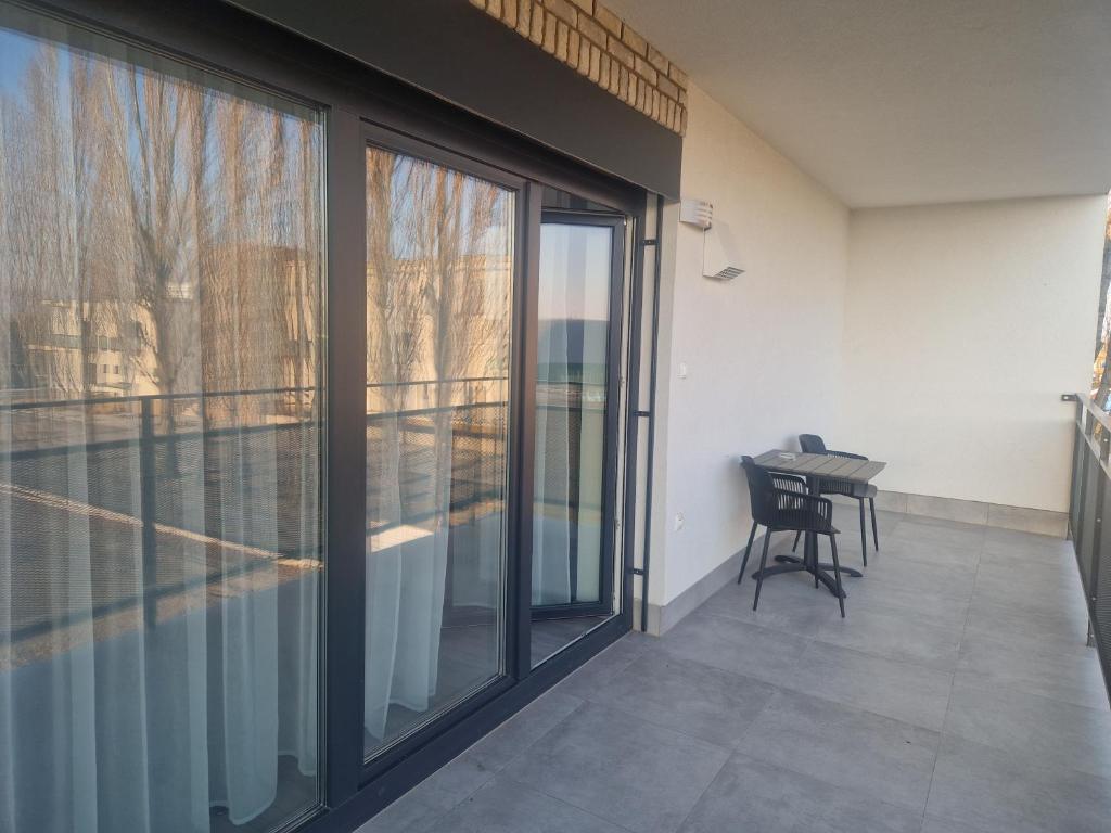Balkón nebo terasa v ubytování Magnolia Apartman