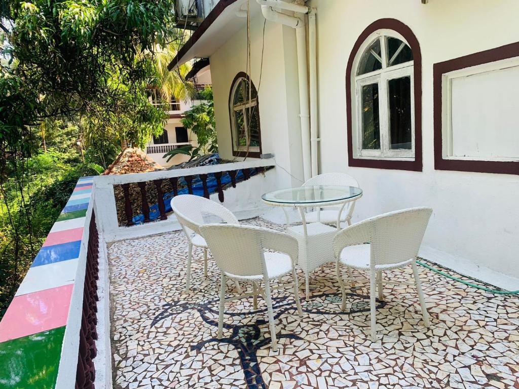 Patio nebo venkovní prostory v ubytování Richita resort