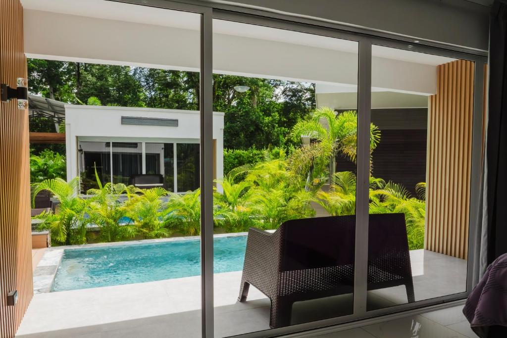 Bazén v ubytování Villas Ríos del Caribe nebo v jeho okolí