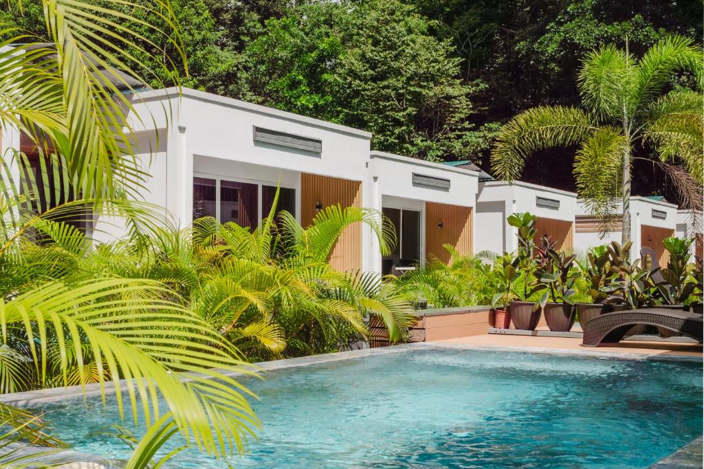 Bazén v ubytování Villas Ríos del Caribe nebo v jeho okolí