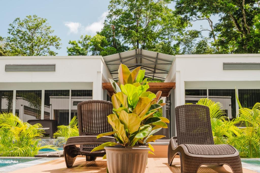 Bazén v ubytování Villas Ríos del Caribe nebo v jeho okolí
