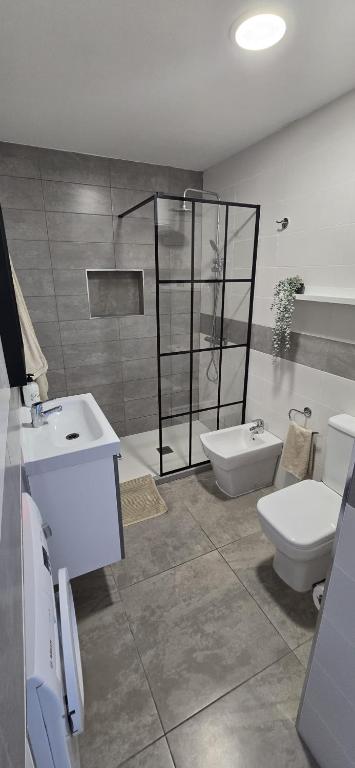 Koupelna v ubytování Rosa Amarilla Apartment