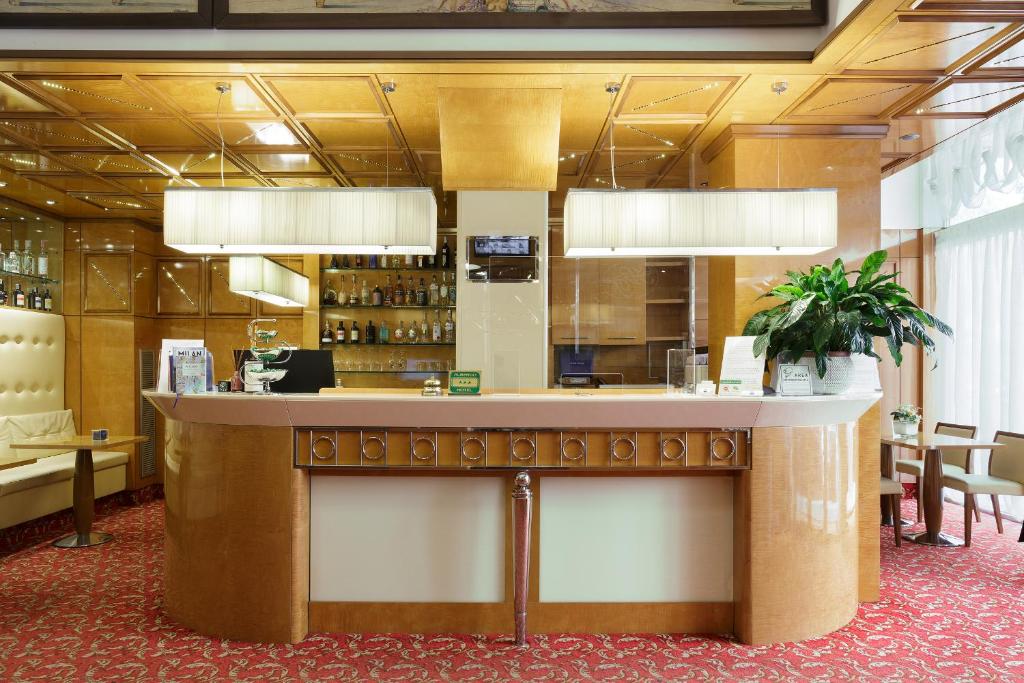 Lounge nebo bar v ubytování Hotel Teco