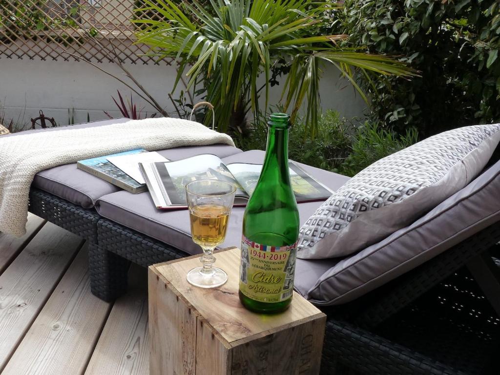 Minuman di Grand appartement 3 pièces, terrasse au sud et mer à 80m
