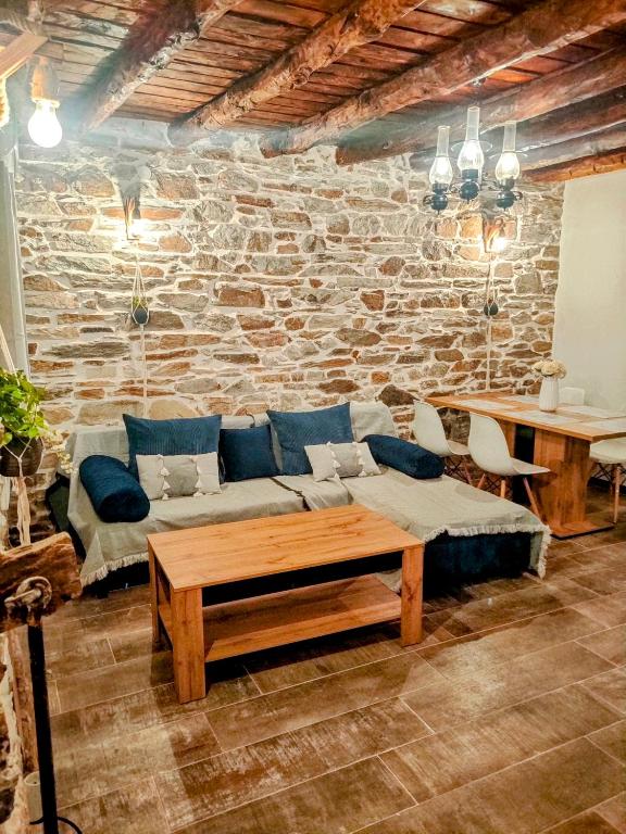 Posezení v ubytování Casa Lithari