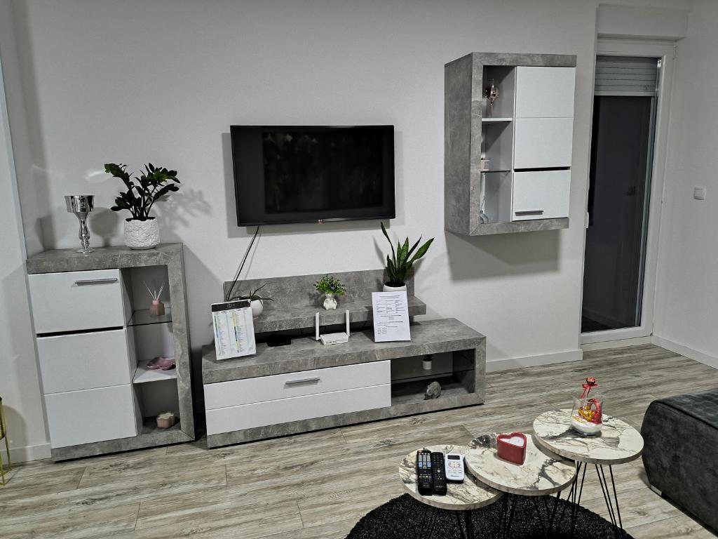 TV o dispositivi per l'intrattenimento presso PANORAMA Apartment Sombor