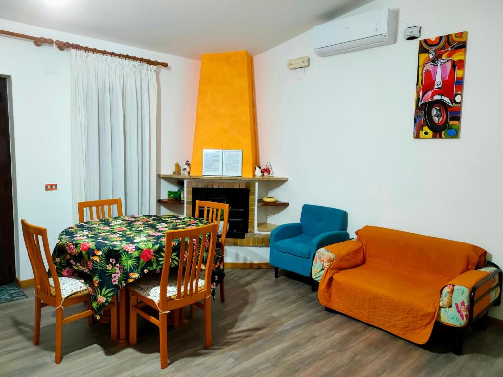 Posezení v ubytování Casa Vacanze LIBECCIO Free private parking