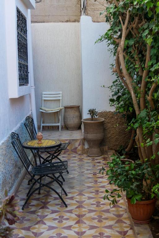 Patio nebo venkovní prostory v ubytování Dar Mojo