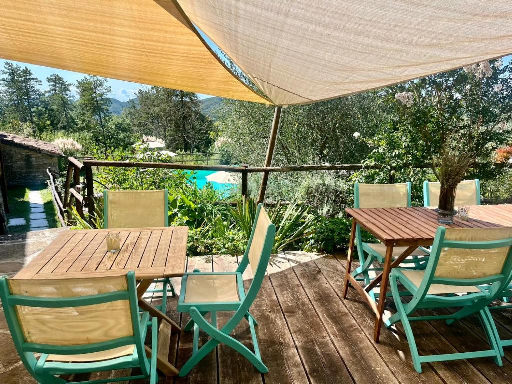 Balkón nebo terasa v ubytování Monte Paradiso Agriturismo