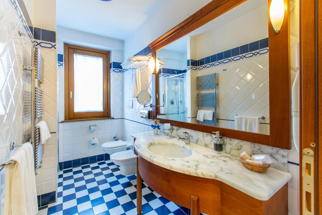 Koupelna v ubytování Hotel Casale
