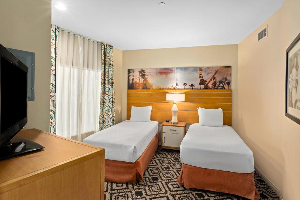 Postel nebo postele na pokoji v ubytování WorldMark Indio