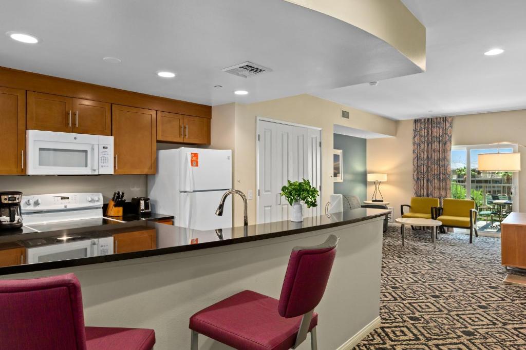 Kuchyň nebo kuchyňský kout v ubytování WorldMark Indio