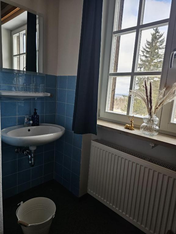 Koupelna v ubytování Marktredwitzer Haus