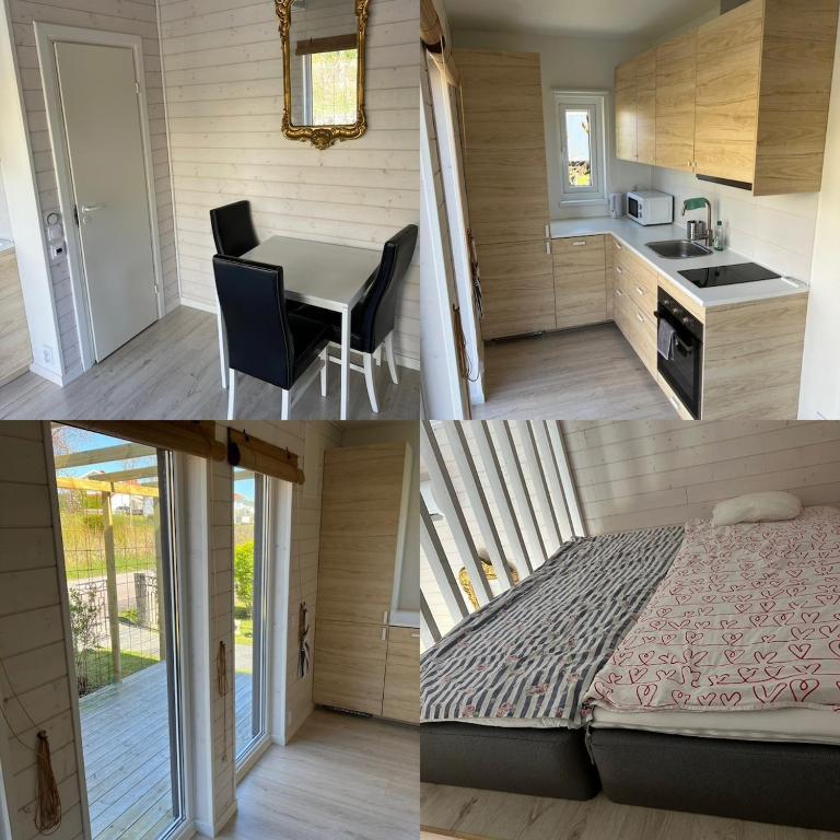 Kuchyň nebo kuchyňský kout v ubytování ATTEFALLSHUS on HÖNÖ, 4 beds