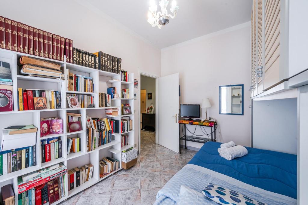 Knihovna v bed and breakfast
