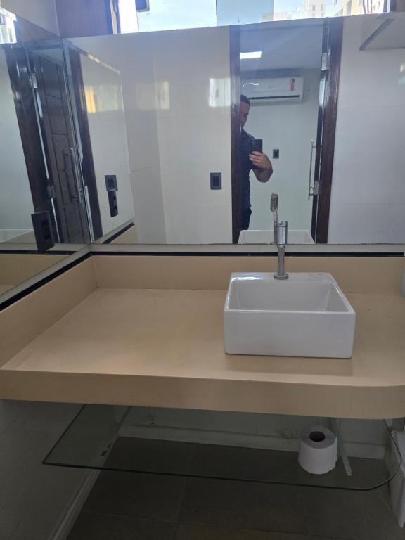 Koupelna v ubytování Hotel COP 30