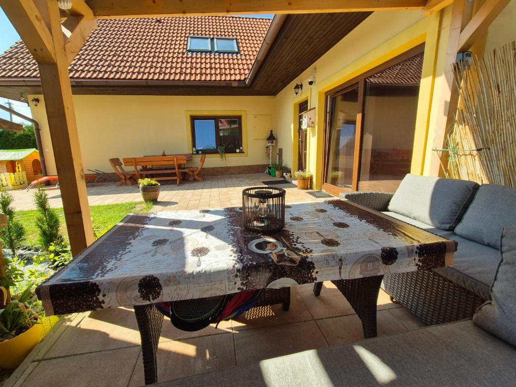 Posezení v ubytování Apartmány Anička vo Važci